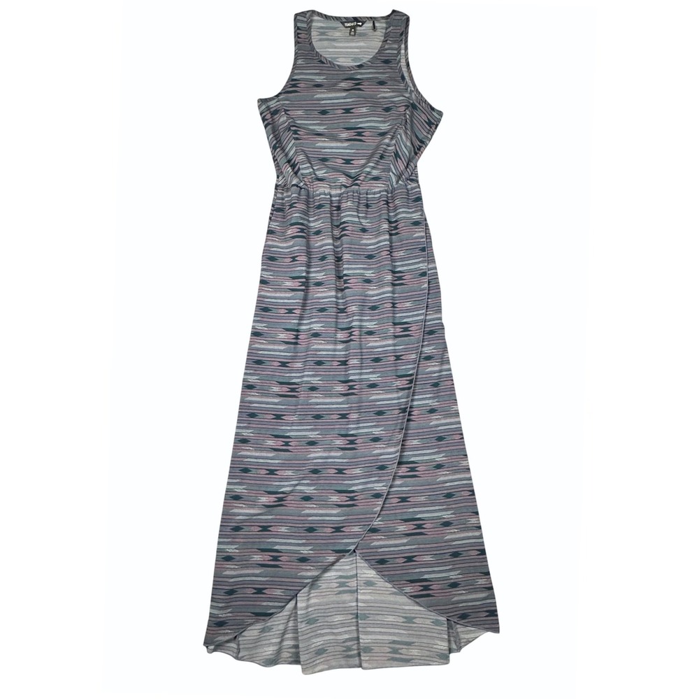 Toad&Co Sunkissed Maxi Dress Womens M High Tide Blanket Print Travel UPF Gorp